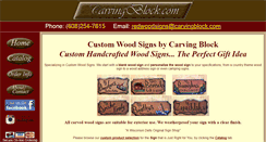 Desktop Screenshot of carvingblock.com